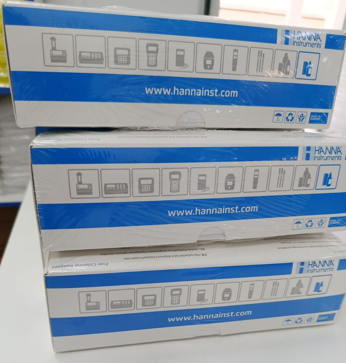 REACTIVO DPD EN POLVO PARA cloro libre (100 pruebas) MUESTRA de 10mL, MODELO Hi93701-01 HANNA_BIOSAN INGENIEIRA_PERU_1