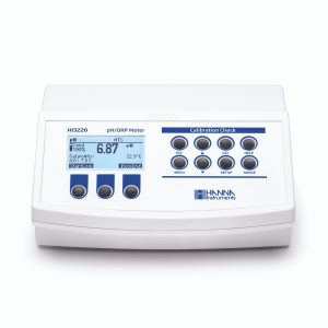 MEDIDOR DE SOBREMESA de pH/ORP/Temperatura CON VERIFICACION DE CALIBRACION MODELO HI3220 HANNA